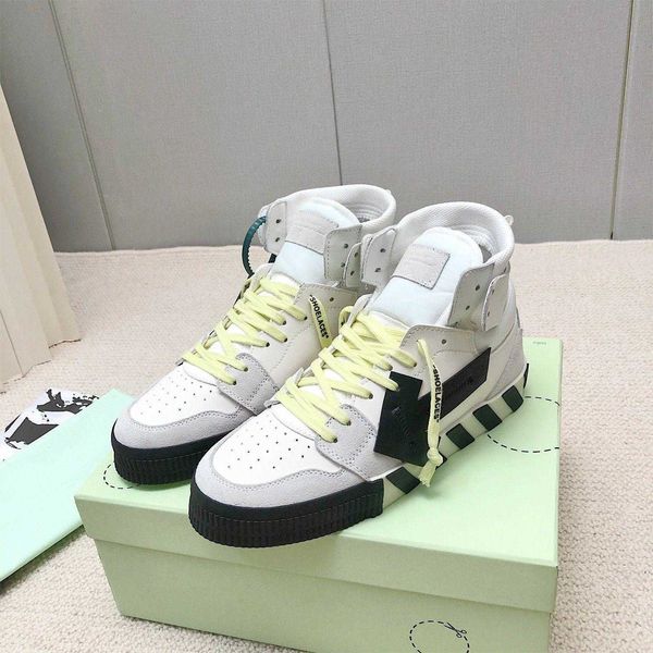 

designer shoes vulcanized high sneakers men women lace up out of office sneaker decorated outdoor sneakers breathable canvas platform traine, Black