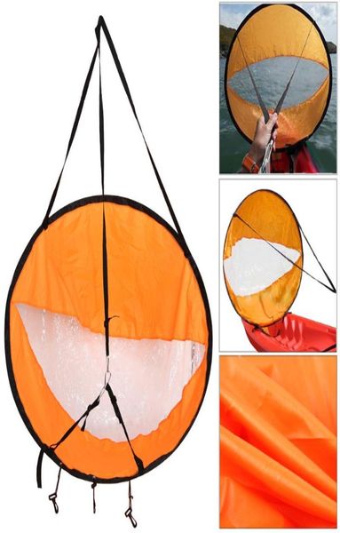

42 inch folding kayak wind paddle sailing popup paddle board sail rowing downwind boat with clear window drop 108108cm1663253