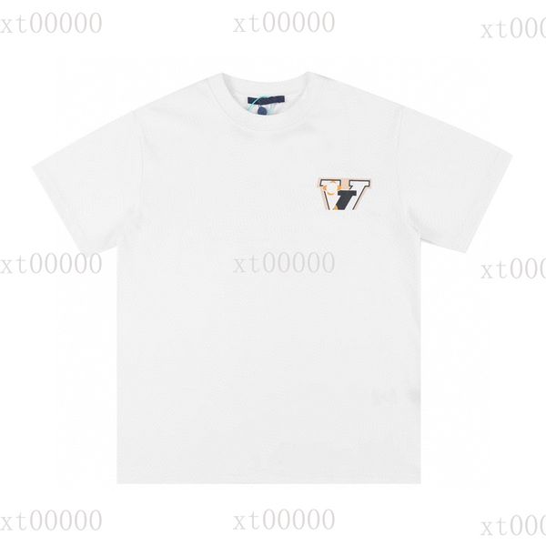 

22ss designer letter printed t shirts tee sweatshirt fashion high street short sleeves summer casual t-shirt breathable men women crew neck, Black;brown