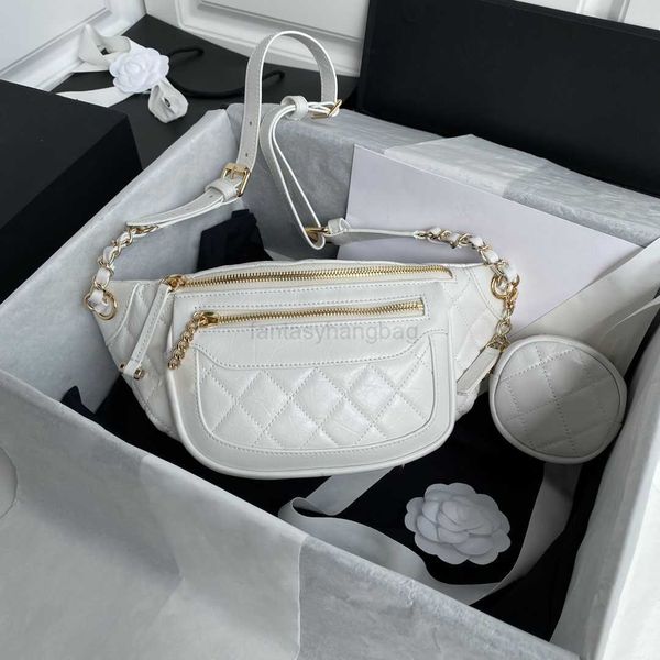 

cc bag large capacity winter new shoulder bag zipper purse luxury bag designer women handbag chain crossbody bag cc fanny pack 34cm