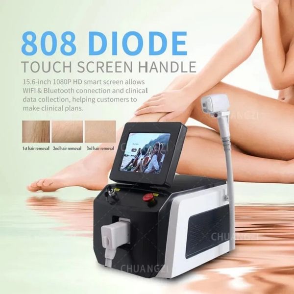 

multi-wavelength diode laser hair removal machine 755/808/1064nm for cooling head painless epilation on face and body