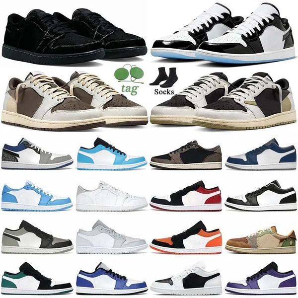 

basketball shoes for men women 1s low black phantom reverse dark mocha mochas fragment concord voodoo 1 cactus jack mens trainers sneaker