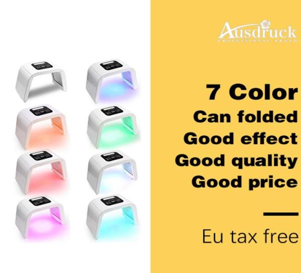 

led pon therapy 7 colors red blue green light treatment facial beauty skin care rejuvenation pototherapy mask pdt bea3800241