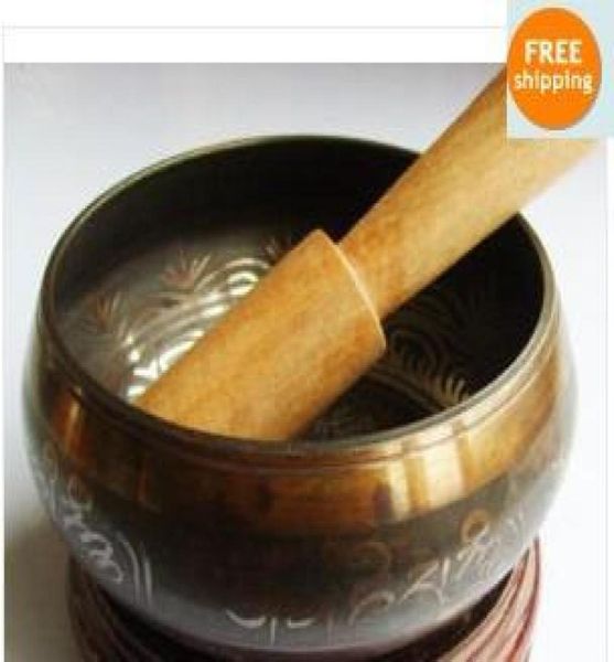 

whole meditation cast engraved d chakra tibetan singing bowl 625quot150mm5185243