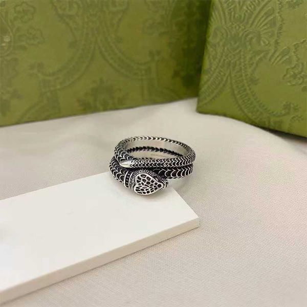 

classic snake lover old closed thai silver carved dominant male ring