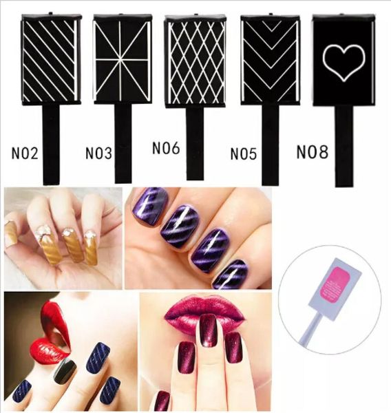 

whole new nail art tool for diy magic 3d magnetic polish cats eyes 6241672, Red;pink