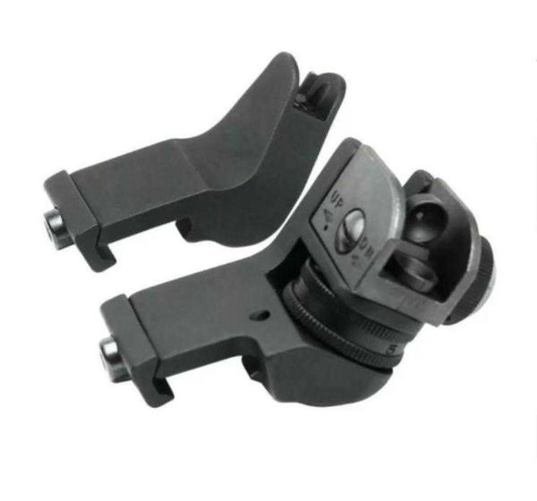 

front new and rear 45 degree offset rapid transition buis backup iron sight set tactical hunting optical collimator sightcx2516865