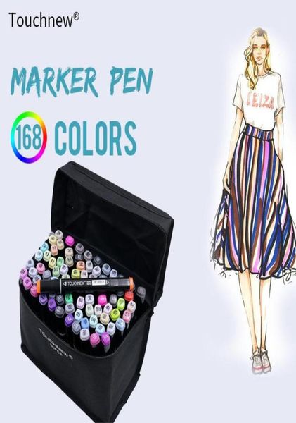 

touchnew 80 color professional art markers set sketch markers dual headed paint manga graffiti pen drawing art supplies17782294