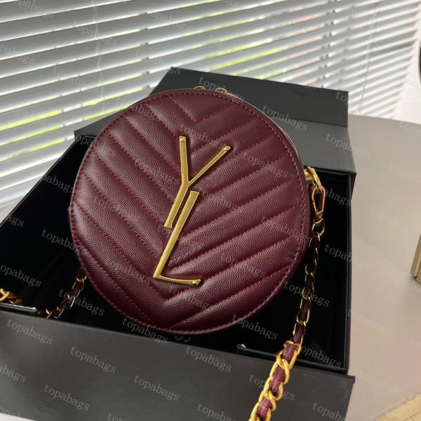 

new fashion womens designer bags round style letters caviar real leather shoulder bag girl luxury crossbody chain bags