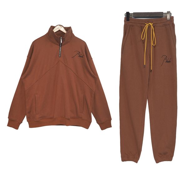 

designer men's tracksuit set jogger sweatsuit men's and women's long sleeve t-shirt pullover pants tracksuit bottoms men&#039, Gray