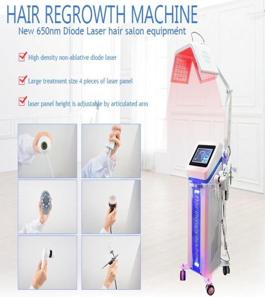 

new hair growth products new 650nm diode laser hair regrowth machinehair salon equipment2118232