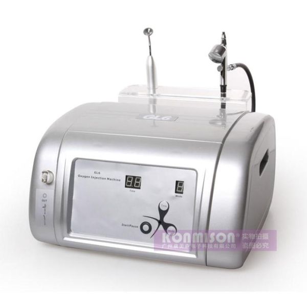 

oxygen machine for beauty salon use water jet peeling oxygen facial beauty machine with oxygen jet and injection for skin rejuvena8094680, Black;white
