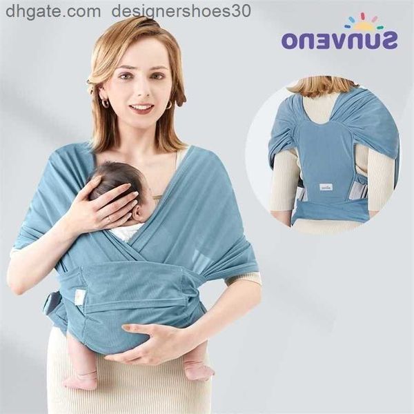 

sunveno adjustable baby wrap carrier infant and child sling - simple pre-wrapped holder for baby borns 22023927aj