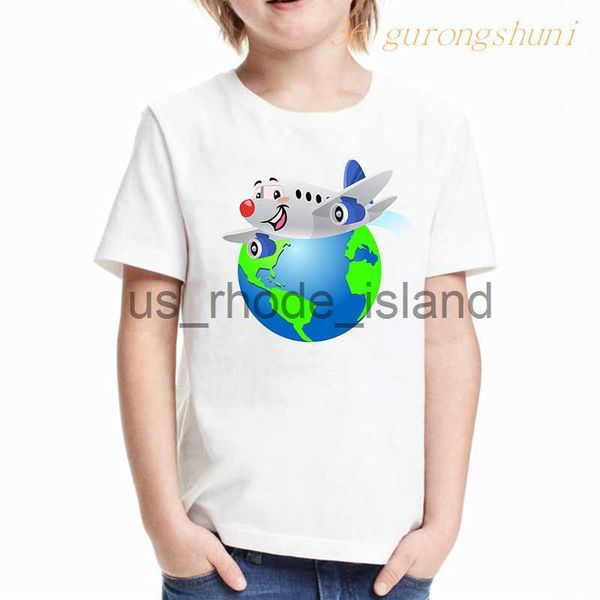 

t-shirts childrens clothing t shirt boys t shirts geography global t-shirts airplane for girls shirts kids tshirt children clothes x0628, Blue