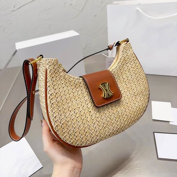 

totes toiletry luxurys designer underarm straw hand bag cowhide clutch bag classic womens evening organizer men cross body stuff sack should