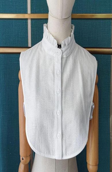 

bow ties fashion stand shirt fake collar for women detachable false female removable half girls faux col7050761, Black;gray