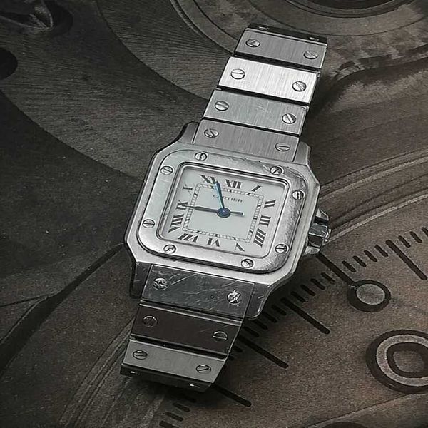 

luxury panthere watch for men santos wristwatches 93kv ist watches santos galbee automatique, Slivery;golden