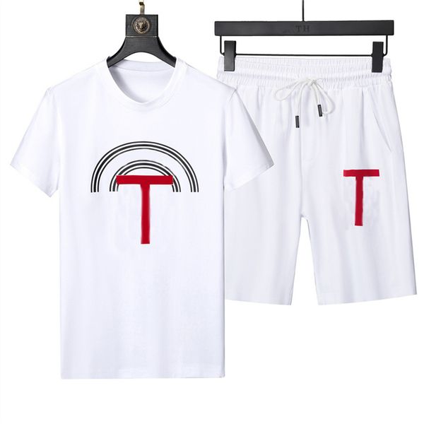 

mens tracksuits sets jogger sweatshirts sports sporting suit men women short sleeve sweat suits pullover designs sportswear pants t-shirt se, Gray
