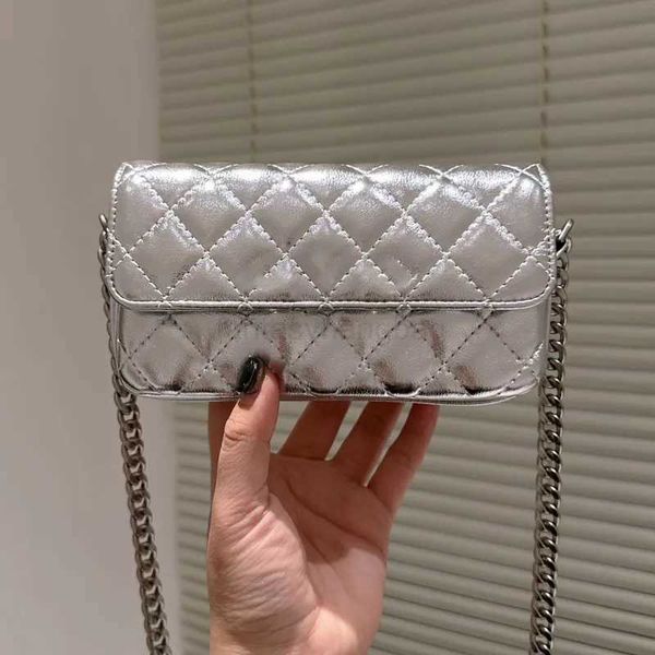 

cc bag 7a quality luxurys women bag designer handbag womens crossbody shoulder bags leather shoulder bag pures for women silver chain chan n
