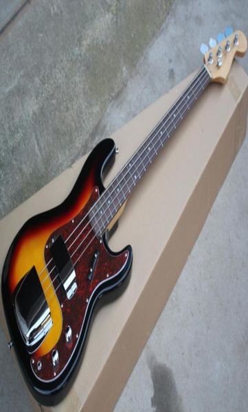 

tobacco sunburst 4 strings electric p bass with iron coverrosewood fretboardcan be customized as request9961085