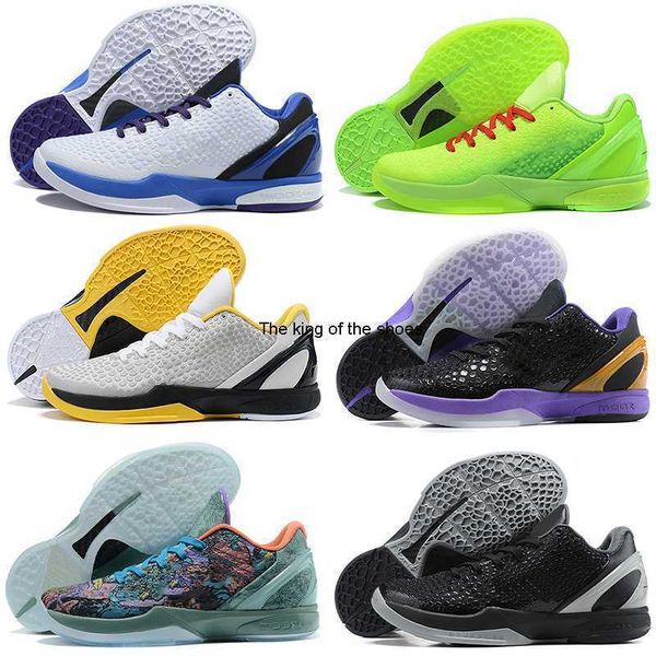 

2021 men 6 6s basketball shoes grinch challenge red think pink mamba bhm helicopter lakers draft day classic zoom 5 zk chaussures sneakers, Black