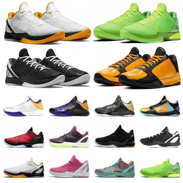 

mamba zoom 5 6 series protro system basketball shoes alternate bruce lee big stage chaos prelude metallic gold rings mens sports sneakers 40, Black