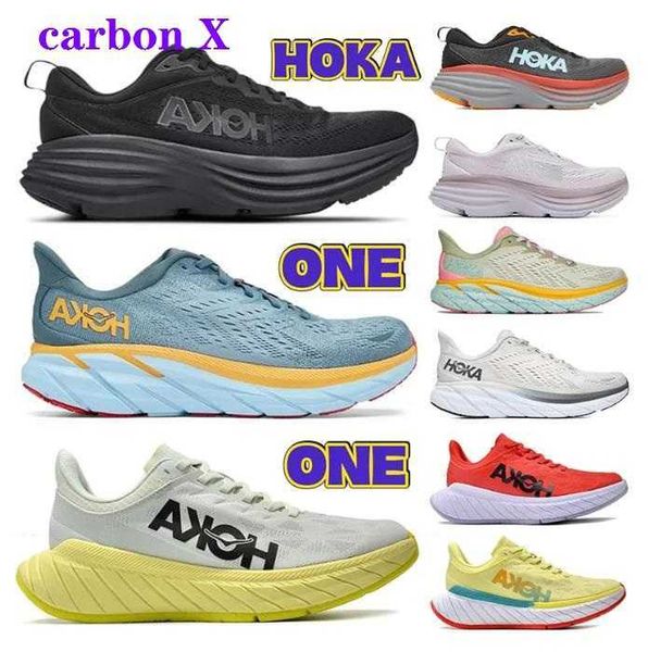 

designer hoka bondi 8 shoes men clifton 8 9 running sports shoe triple white black cyclamen sweet lilac women trainers carbon x 2 on cloud m