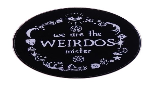

we are the weirdos mister pin brooch button badge0123459091841, Blue