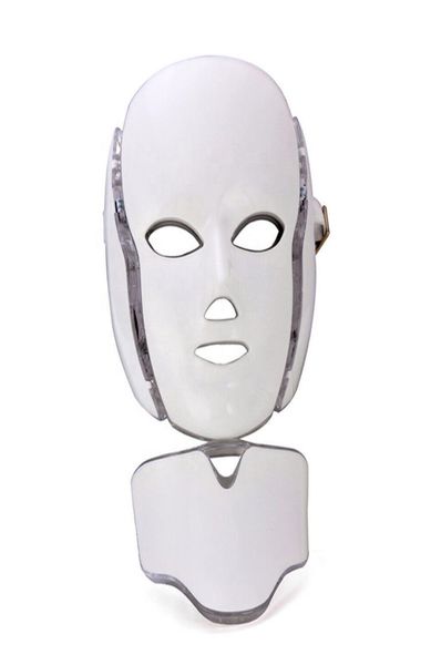 

2020 pdt 7 color led light therapy face beauty machine led facial neck mask with microcurrent for skin whitening device9172521