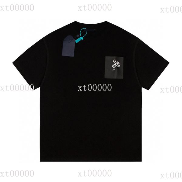 

22ss designer letter printed t shirts tee sweatshirt fashion high street short sleeves summer casual t-shirt breathable men women crew neck, Black;brown