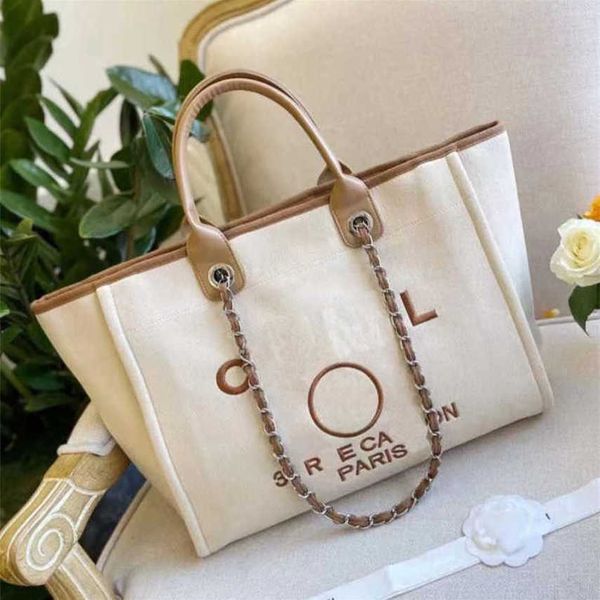 

luxury women's hand embroidered pearl beach bag big small backpacks canvas chain backpack evening handbags qkxu w015 50% clearance sale