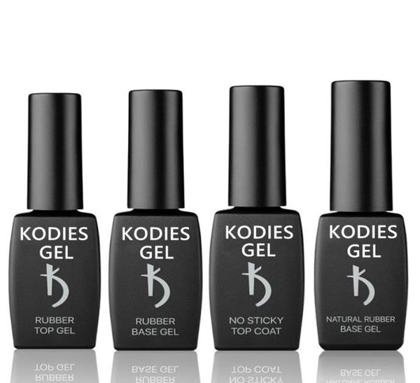 

kodies gel 12ml8ml rubber base coat coat uv gel nail polish set bright no sticky no wipe strong reinforce base5249736, Red;pink