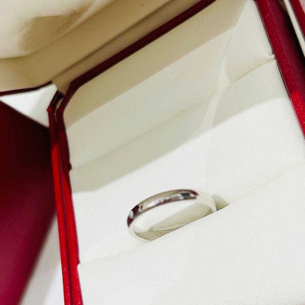 

internet celebrity 925 sterling silver couple letter ring single diamond pair fashion versatile daily style personalized ins carti b550