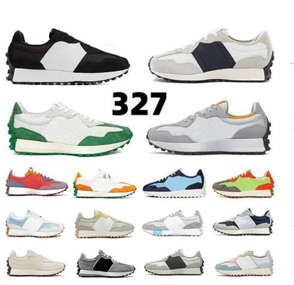 

no1shoes designer new nb 327 327s running shoes b327 sports trainers for men women grey white black silver pride navy blue paisley jogging r