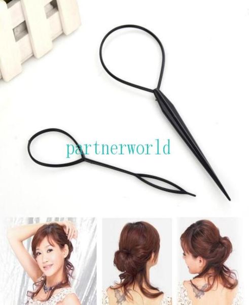 

magic large small y tail hair braid ponytail styling maker tool dhl 2pcspack9738744