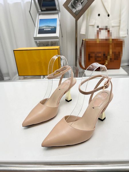

suede sandals stiletto heels women's high heeled luxury designers ankle wraparound evening shoes factory footwear 0623, Black