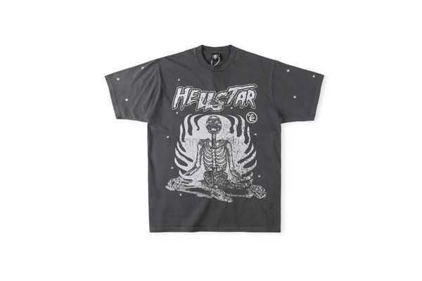 

mens designer t shirt hellstar t shirt casual 100% cotton hip-hop short sleeves man women t shirts printed vintage t-shirts summer loose te, White;black