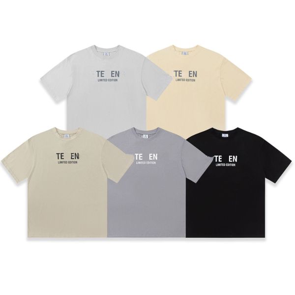 

men summer women designers t shirts loose oversize tees apparel fashion mans casual chest letter shirt luxury street shorts sleeve clothes, White;black