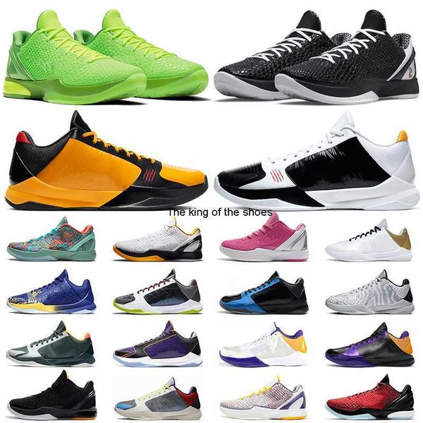 

mamba basketball shoes 5 protro bruce lee del sol big stage 6 mambacita grinch prelude mens sport outdoor sneaker trainers, Black