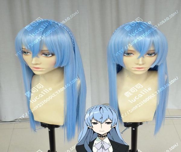 

kiznaiver noriko sonozaki 80cm cosplay wig with braided hair extension e1238733600, Black;brown