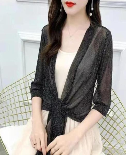 

bow ties sunscreen shoulder wraps fake collars for women shirt thin mesh shawl female detachable collar small shawlbow9003441, Black;gray
