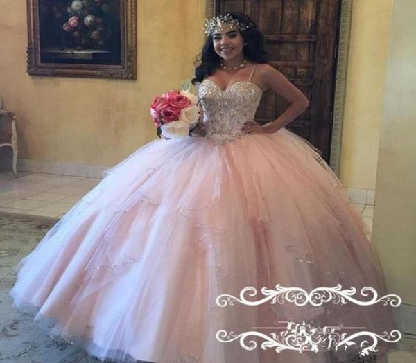 

ball gown light peach quinceanera dresses quincenera gowns vestido de 15 anos azul with crystals sweet 16 dress1985097, Blue;red