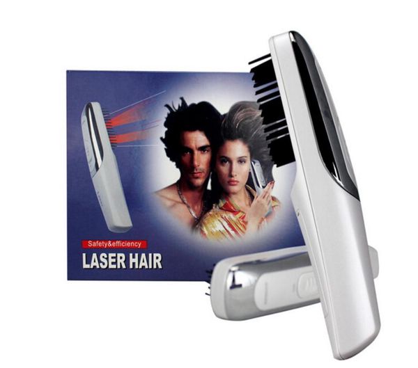 

3in1 laser hair comb scalp treatment hair care antihair loss microcurrent hair growth comb remove scurf repair hair kda38047880060, Silver