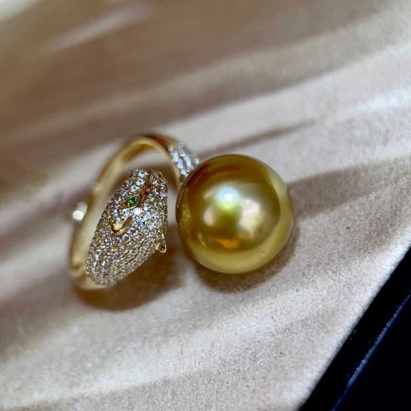 

designer carti leopard head strong tea gold compares seawater pearl ring 24k almost flawless 12-11mm925 sterling silver onra
