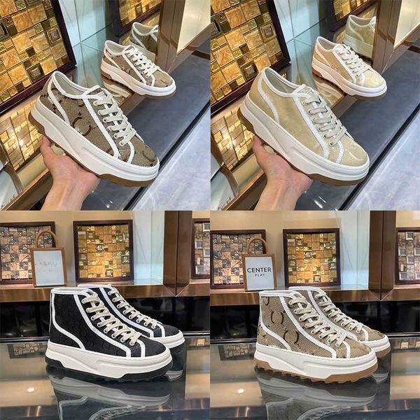 

casual shoes tennis 1977 high-platform letter casual shoes luxurys green red striped rubber out women's italian low-sports shoes., Black