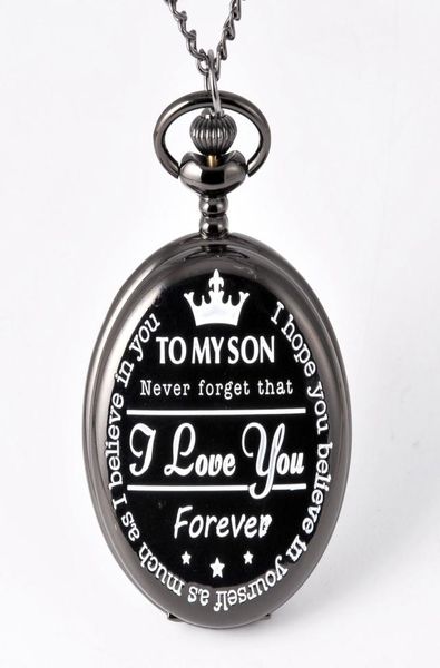

forever pocket watch to my son i love you gift to son birthday gift boys fob pocket watches9378645, Slivery;golden