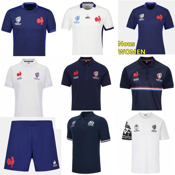 

2023 24 rwc super rugby jerseys maillot de french polo boln shirt men fiji women kid kits, Black;gray