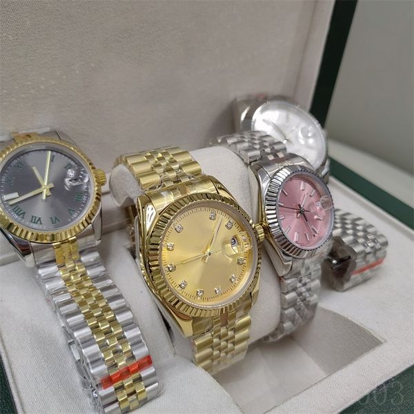 

designer watches datejust luxury watch mechanical automatic stainless steel orologio 116234 quartz bezel formal party bling watch 28/31 904l, Slivery;brown