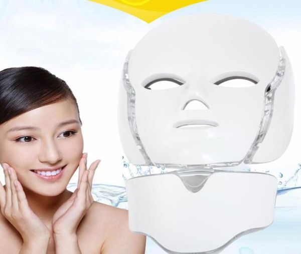 

3 in 1 led facial mask galvanic pdt pon face mask for skin rejuvenation wrinkle removal facial neck led mask8770668