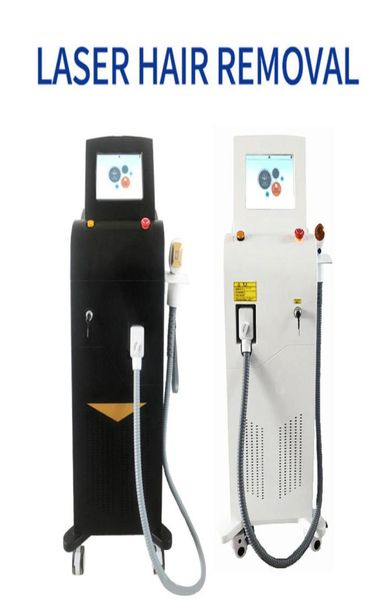 

factory 755nm 808nm 1064nm diode laser hair removal machine 3 wavelengths semiconductor vertical painless with permanent res8031420, Black